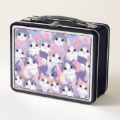 Pastel Cats Metal Lunchbox メタルランチボックス (正面)