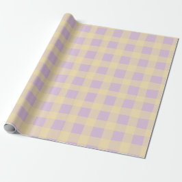 Pastel Checkered Gingham ラッピングペーパー
