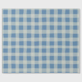 Pastel Checkered Gingham ラッピングペーパー (フラット)