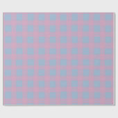 Pastel Checkered Gingham ラッピングペーパー (フラット)