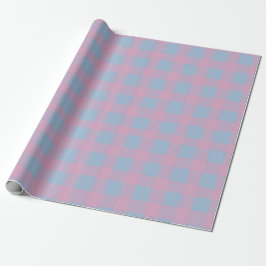 Pastel Checkered Gingham ラッピングペーパー