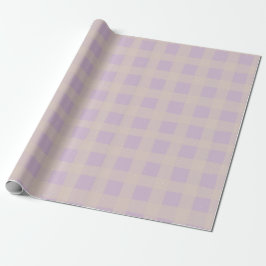 Pastel Checkered Gingham ラッピングペーパー