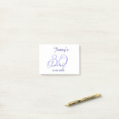 Pastel cheers 30th birthday purple elegant name da ポストイット (デスク上)