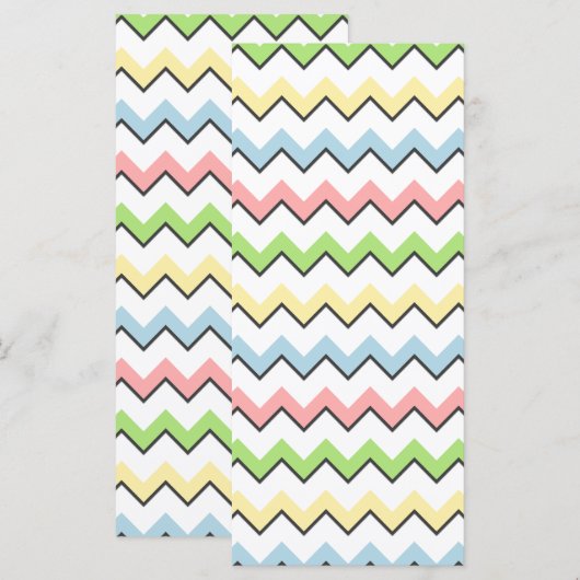 Pastel Chevron-Drop Shadow by Shirley Taylor (正面/裏面)