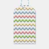 Pastel Chevron-Drop Shadow by Shirley Taylor ギフトタグ (正面)