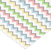Pastel Chevron-Drop Shadow by Shirley Taylor ショートテーブルランナー (コーナー)