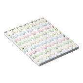 Pastel Chevron-Drop Shadow by Shirley Taylor ノートパッド (アングル)