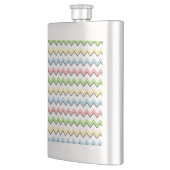 Pastel Chevron-Drop Shadow by Shirley Taylor フラスク (左)