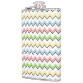 Pastel Chevron-Drop Shadow by Shirley Taylor フラスク (左)