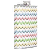 Pastel Chevron-Drop Shadow by Shirley Taylor フラスク (右)