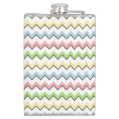 Pastel Chevron-Drop Shadow by Shirley Taylor フラスク (裏面)