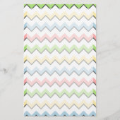 Pastel Chevron-Drop Shadow by Shirley Taylor 便箋 (正面)