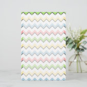 Pastel Chevron-Drop Shadow by Shirley Taylor 便箋 (スタンド正面)