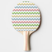 Pastel Chevron-Drop Shadow by Shirley Taylor 卓球ラケット (裏面)