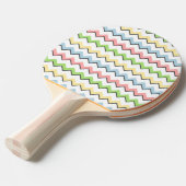Pastel Chevron-Drop Shadow by Shirley Taylor 卓球ラケット (正面アングル)