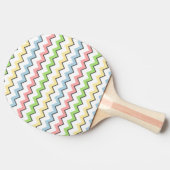 Pastel Chevron-Drop Shadow by Shirley Taylor 卓球ラケット (横)