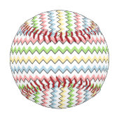 Pastel Chevron-Drop Shadow by Shirley Taylor 野球ボール (正面)