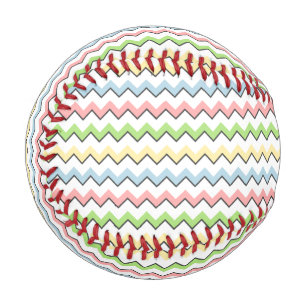 Pastel Chevron-Drop Shadow by Shirley Taylor 野球ボール