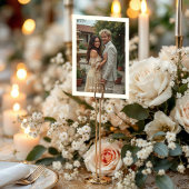 Pastel Chic Elegant Floral Vintage Chandelier テーブルナンバー