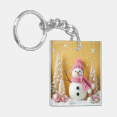 Pastel Christmas - Acrylic Keychain キーホルダー (正面左)