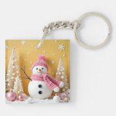 Pastel Christmas - Acrylic Keychain キーホルダー (裏面)