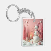 Pastel Christmas - Acrylic Keychain キーホルダー (正面左)