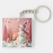 Pastel Christmas - Acrylic Keychain キーホルダー (裏面)