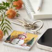 Pastel Christmas - Acrylic Keychain キーホルダー (正面右)