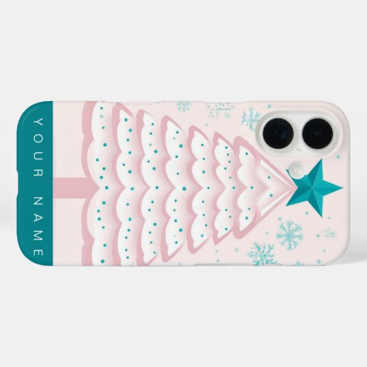 Pastel Christmas Case-Mate iPhoneケース (裏面 (横))