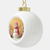 Pastel Christmas - Ceramic Ball Ornament セラミックボールオーナメント (右)