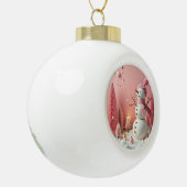 Pastel Christmas - Ceramic Ornament セラミックボールオーナメント (左)