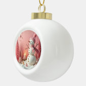 Pastel Christmas - Ceramic Ornament セラミックボールオーナメント (右)