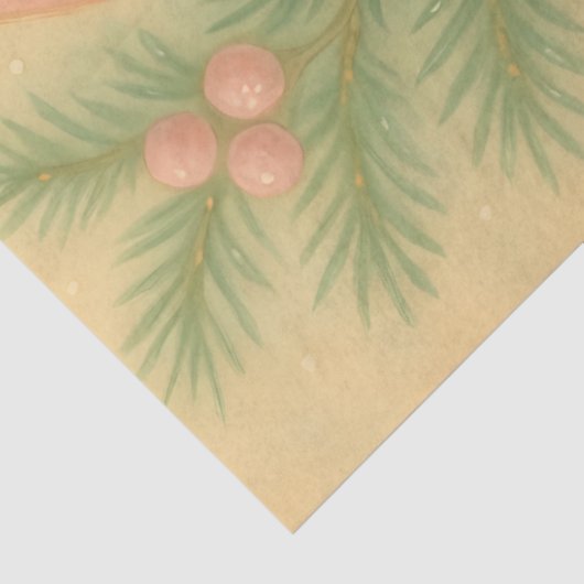 Pastel Christmas Elf Ornament Decoupage 薄葉紙 (詳細)