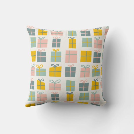 Pastel Christmas Gifts クッション (裏面)