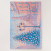 Pastel Christmas in Paris ジグソーパズル (縦)