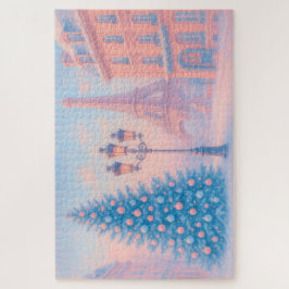 Pastel Christmas in Paris ジグソーパズル