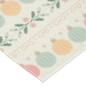 Pastel Christmas Ornaments テーブルクロス (アングル)