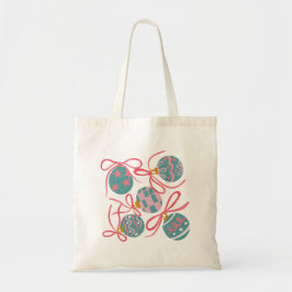 Pastel Christmas Ornaments Tote Bag トートバッグ