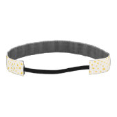 Pastel Christmas twinkle stars golden yellow アスレチックヘッドバンド (裏面)