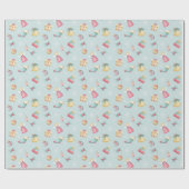 Pastel Christmas Wrapping Paper ラッピングペーパー (フラット)