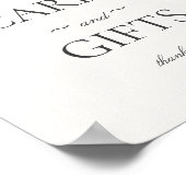 Pastel Citrus Floral Cutie Cards and Gifts Sign ポスター (角)