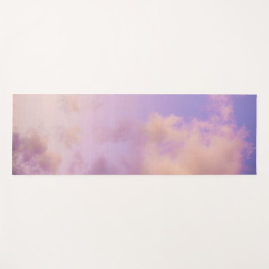 Pastel Cloud & Sakura (two sided design) ヨガマット (正面(横))