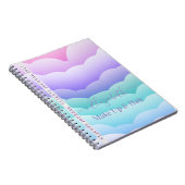 Pastel Clouds Client Journal ノートブック (右側)