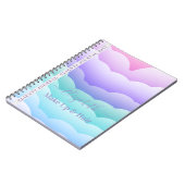 Pastel Clouds Client Journal ノートブック (左側)
