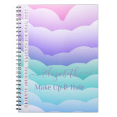 Pastel Clouds Client Journal ノートブック (正面)