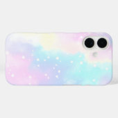 Pastel Cloudy Sky with Stars Dreamy Design Case-Mate iPhoneケース (裏面 (横))