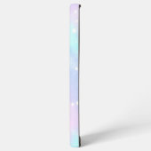 Pastel Cloudy Sky with Stars Dreamy Design Samsung Galaxyケース (左側面)