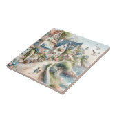 Pastel Coastal Cottage Village Escape タイル (側面)