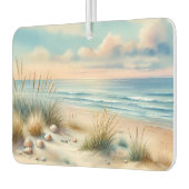 Pastel Coastal Dunes Watercolor カーエアーフレッシュナー (左)