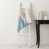 Pastel Coastal Dunes Watercolor シェルパブランケット (インサイチュ)